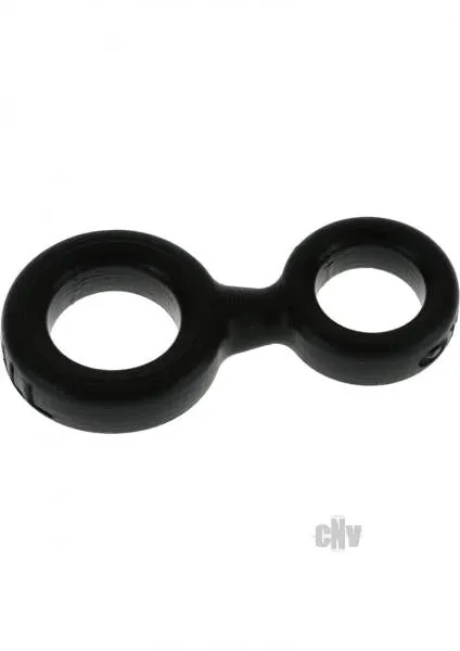 8 Ball Cock And Ball Ring Black Oxballs Male Sex Toys