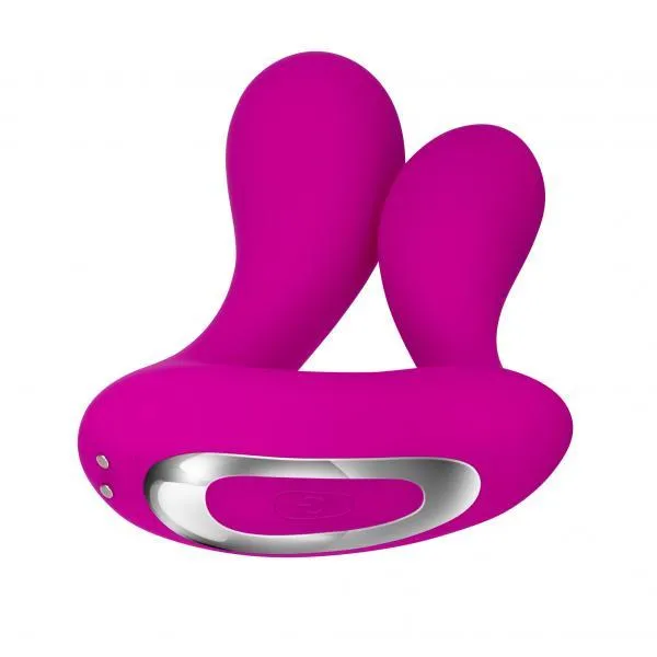 Adam Eve Vibrators Aande Rechargeable Dual Entry Vibe Pink