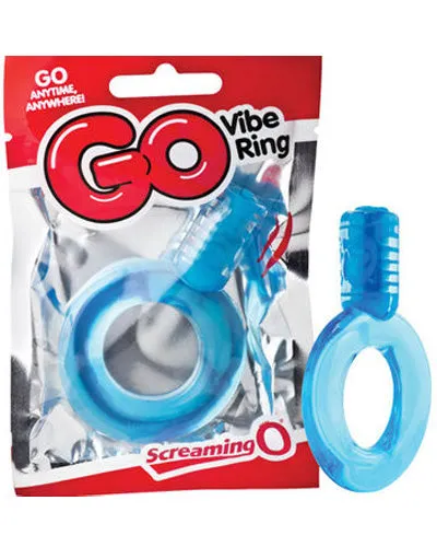 Adult Time NZ Vibrators Go Vibe Ring blue only sold as singles