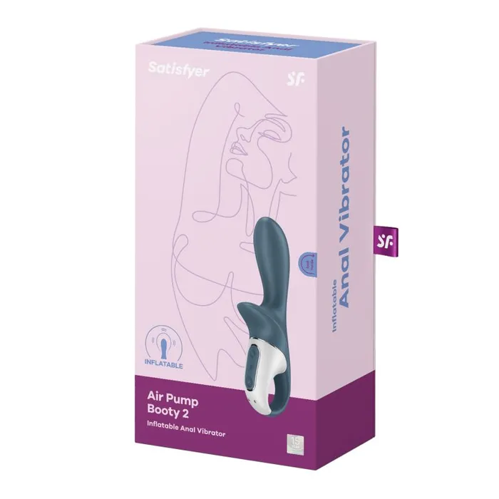 Air Pump Booty 2 Dark Grey Satisfyer Male Sex Toys