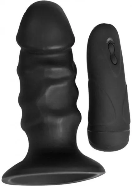 Anal Nasstoys Ram Pulsating Butt Plug Black