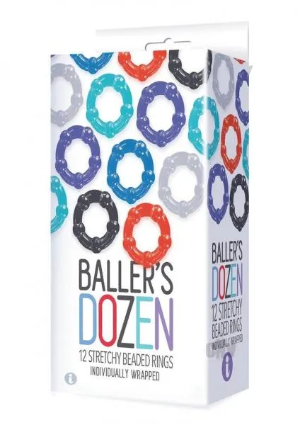 Anal Seductucom The 9 Ballers Dozen Beaded 12pk