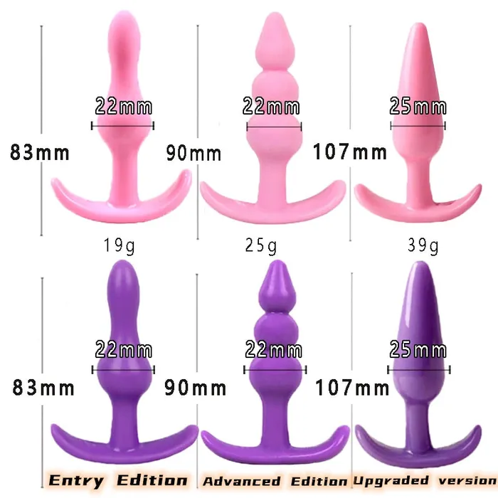 Anal sextoypremium SOFT SILICONE ANAL DILDO BUTT PLUG PROSTATE MASSAGER ADULT GAY PRODUCTS ANAL PLUG BEADS GSPOT EROTIC SEX TOYS FOR MEN WOMEN