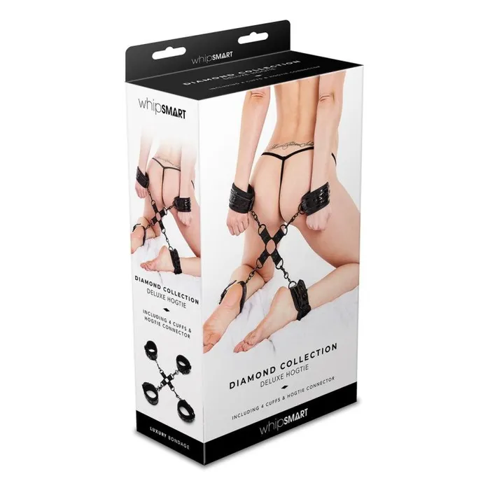 Anal Whipsmart Diamond Hogtie Restraint Black