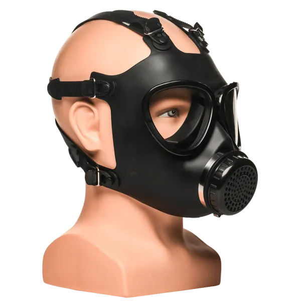 Anal XR Brands The Master Series Inhaler Gas Mask with Bottle Black