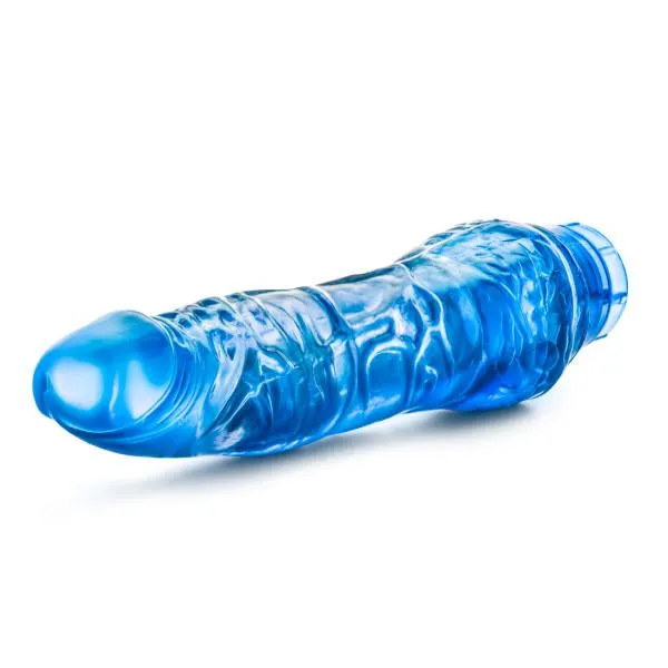 B Yours Vibe 7 Blue Vibrating Dildo Blush Vibrators