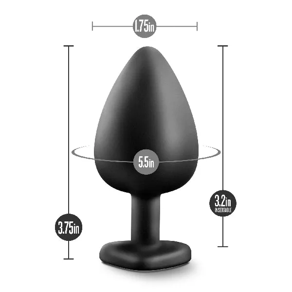 Blush Novelties Anal Temptasia Bling Plug Large Black