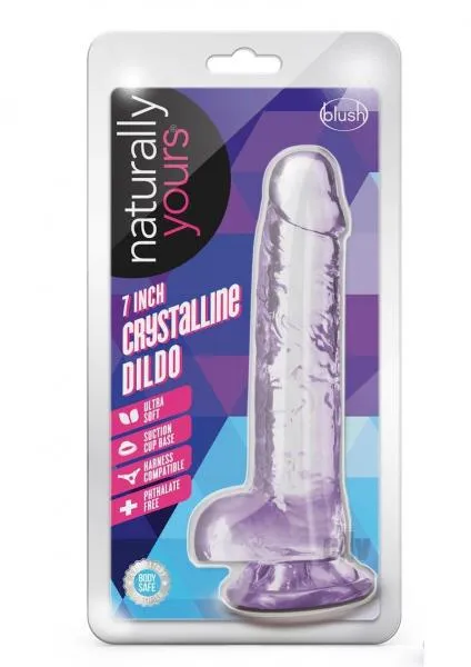 Blush Vibrators Naturally Yours Crystalline 7 Amethyst