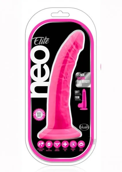 Blush Vibrators Neo Elite Ddense Cock 75 Pink