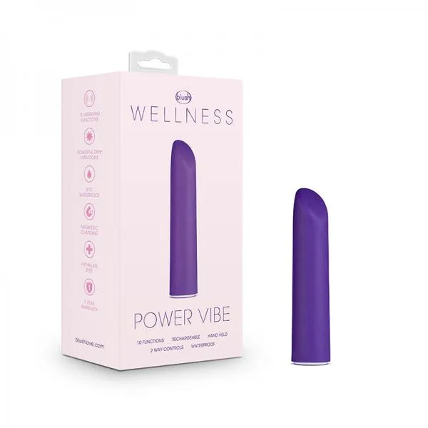 Blush Vibrators Welness Power Vibe Purple