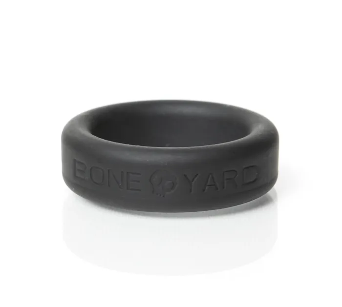 Boneyard Anal Boneyard Silicone Ring 30mm Black