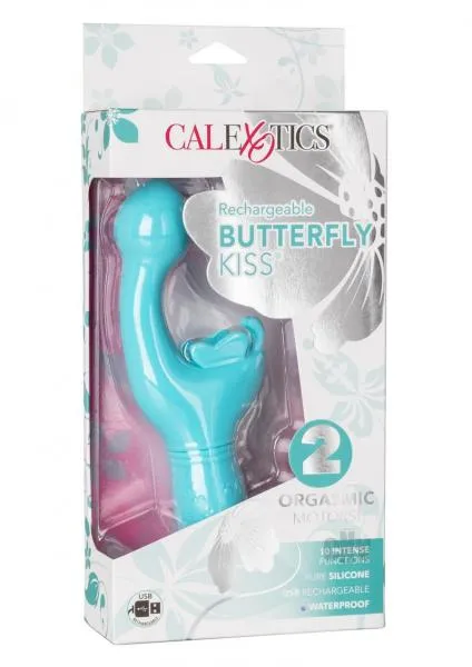 Butterfly Kiss Vibrators Rechargeable Butterfly Kiss Blue Vibrator