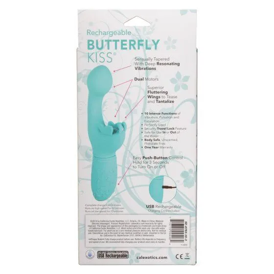 Butterfly Kiss Vibrators Rechargeable Butterfly Kiss Blue Vibrator