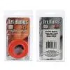 Cal Exotics Male Sex Toys Tri Rings Red Cock Ring Set