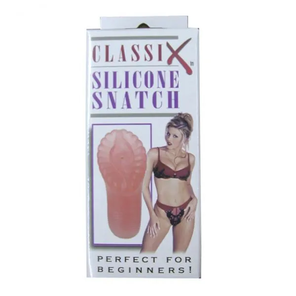 Classix Silicone Snatch Pink Masturbator Pipedream Male Sex Toys