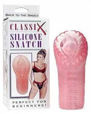 Classix Silicone Snatch Pink Masturbator Pipedream Male Sex Toys