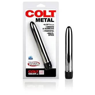 Colt Metal Rod 625 Inches Plastic Vibrator Silver Colt Vibrators