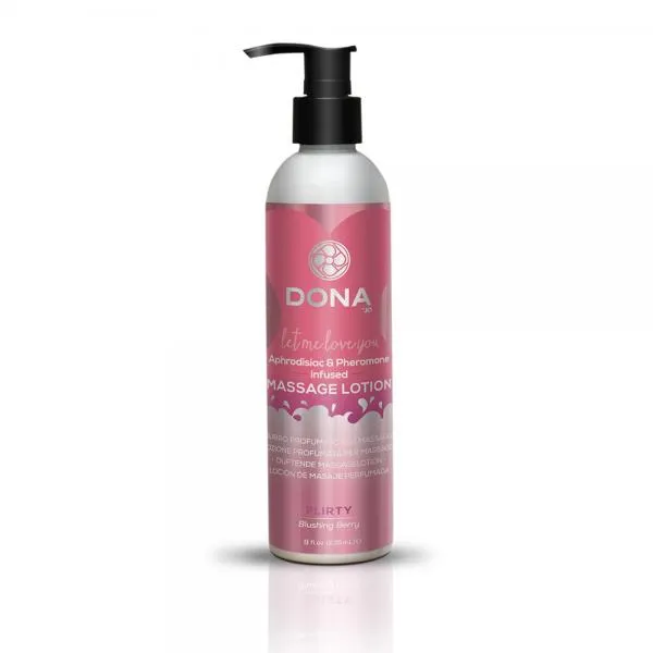 Couples Dona Dona Massage Lotion Flirty Blushing Berry 8oz