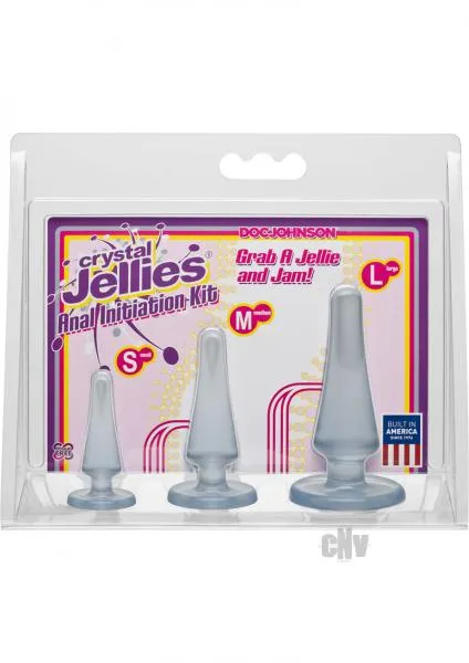 Crystal Jellies Crystal Jellies Anal Trainer Kit Clear Anal