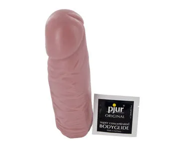 Deeva Male Sex Toys Dynamic Penis Extension Strapless 9 Inch Beige