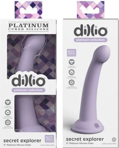 Dildos Pipedreams Dillio Secret Explorer Purple