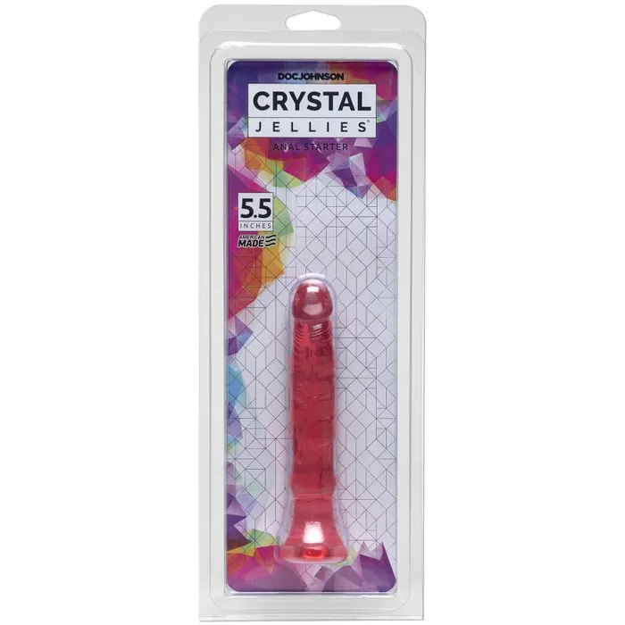 Doc Johnson Anal Crystal Jellies Anal Starter 55 Pink