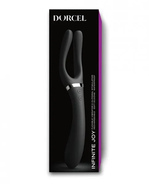 Dorcel Dorcel Infinite Joy Bendable Forked Vibrator Black Vibrators