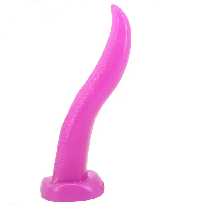 FAAK Anal Tongue Shape Anal Plug Purple