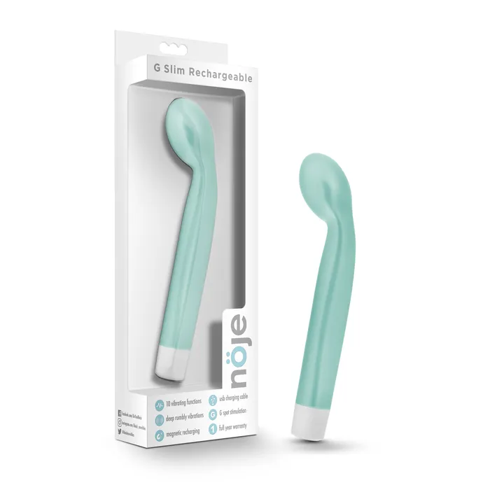Female Sex Toys Noje G Slim Rechargeable Sage Noje
