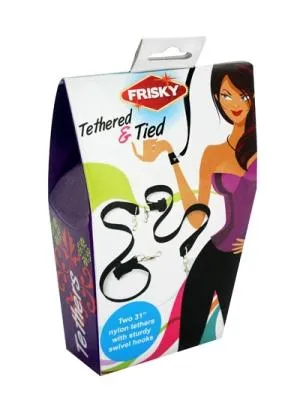 Frisky Anal Frisky Nylon Tethers Black