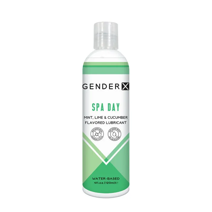 Gender X Anal Gender X SPA DAY Flavoured Lube 120 ml Mint Lime Cucumber Flavoured Water Based Lubricant 120 ml Bottle