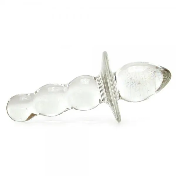 Glas Titus Beaded Glass Butt Plug Electric Eel Anal