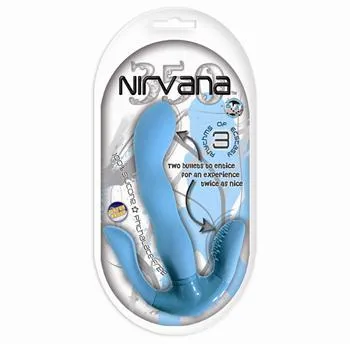 Golden Triangle Nirvana 350 Teal Blue Vibrator Vibrators