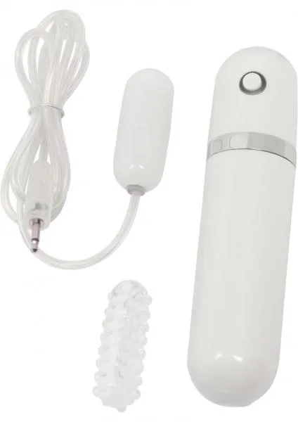 Golden Triangle Vibrators Ahhh 10 Function Bullet Vibe White