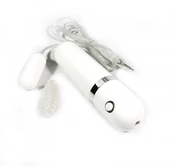 Golden Triangle Vibrators Ahhh 10 Function Bullet Vibe White