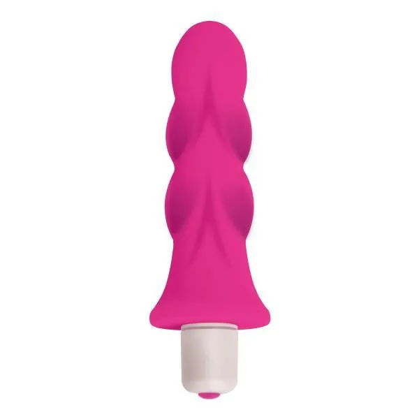 Gossip Charm 3 Speed 4 Function Silicone Vibe Pink Curve Novelties Vibrators