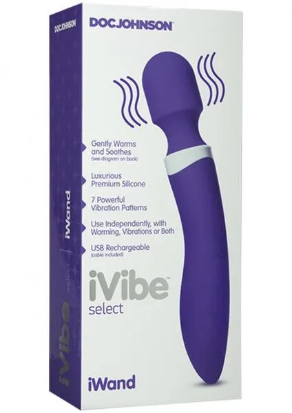 I Vibe Select I Wand Body Wand Purple Doc Johnson Vibrators