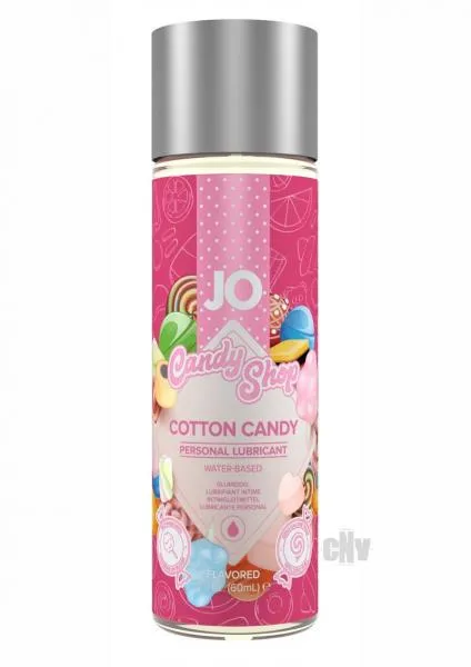 Jo H2 O Candy Shop Lubricant Cotton Candy 2oz System Jo Body Toppings Edibles