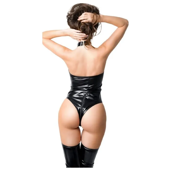 Jodi Bodysuit Black Glossy Anal