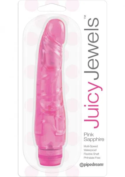 Juicy Jewels Pink Sapphire Vibrator Waterproof Pink Pipedream Vibrators