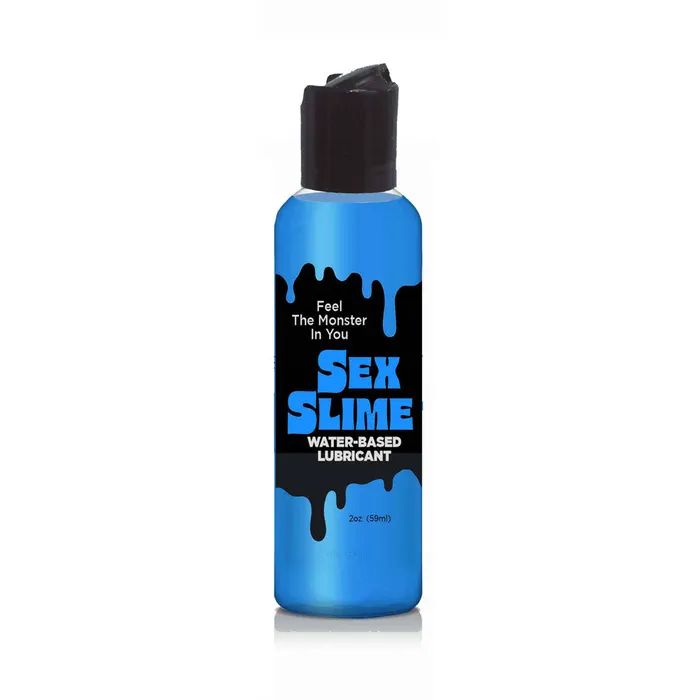 Little Genie Vibrators Sex Slime Blue Blue Water Based Lubricant 60 ml Bottle