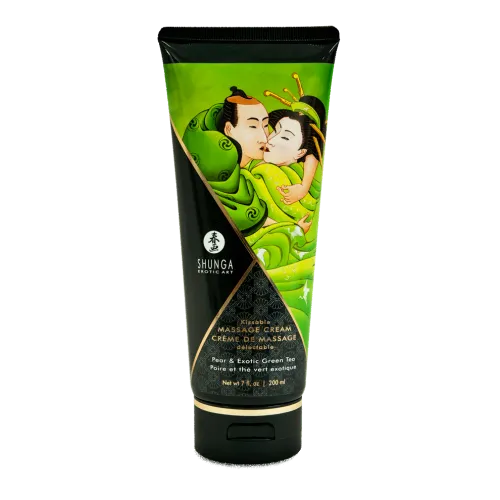 Lovetwoo Couples Shunga Kissable Massage Creams 200ml7floz Pear Exotic Green Tea