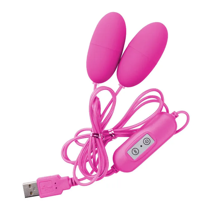 Lovetwoo Dual Love Eggs Vibrator Pink Vibrators