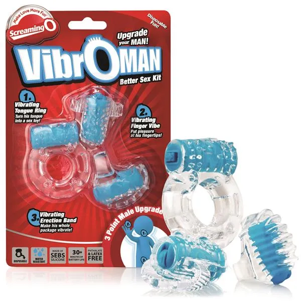 Lovetwoo Vibrators Screaming O VibrOman Blue