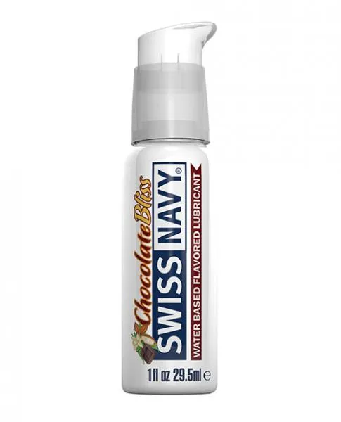 Lubricants Swiss Navy Swiss Navy Chocolate Bliss Flavored Lubricant 1 Oz