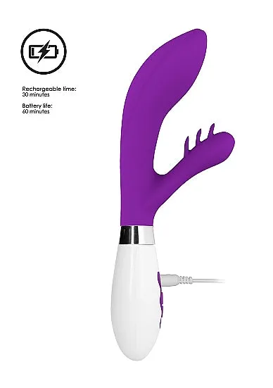 Luna Rechargeable Vibrator Agave Purple Shots Toys Vibrators