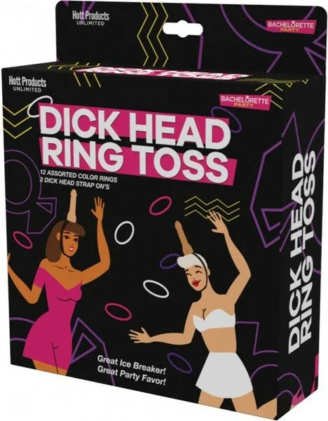 Male Sex Toys Hott Products Unlimited Bachelorette Dick Head Ring Toss