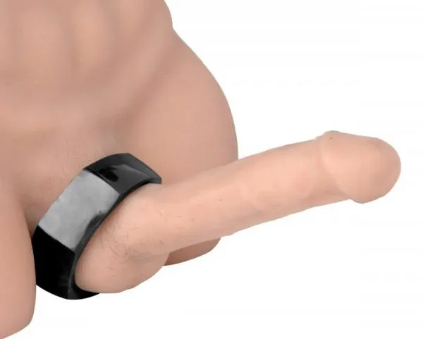 Male Sex Toys Master Series Hex Heavy Duty Cock Ring And Ball Stretcher