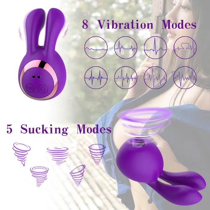 Male Sex Toys OOTYEMO Sucking Vbrator Nipple Clips