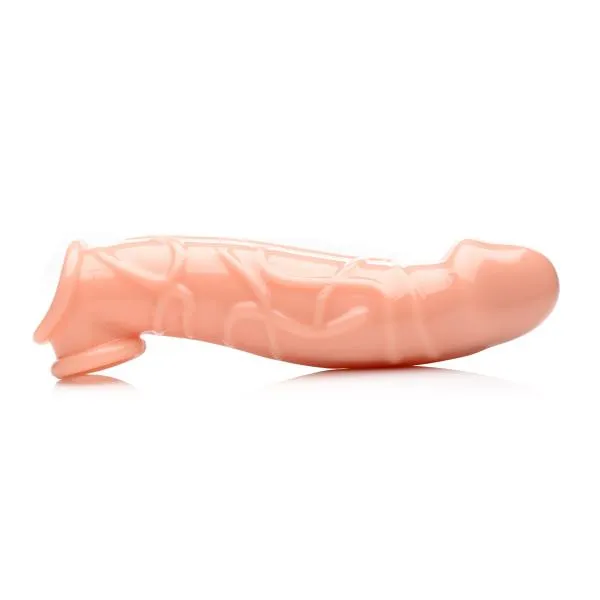 Male Sex Toys Size Matters 2 Inches Beige Extender Sleeve Penis Extension